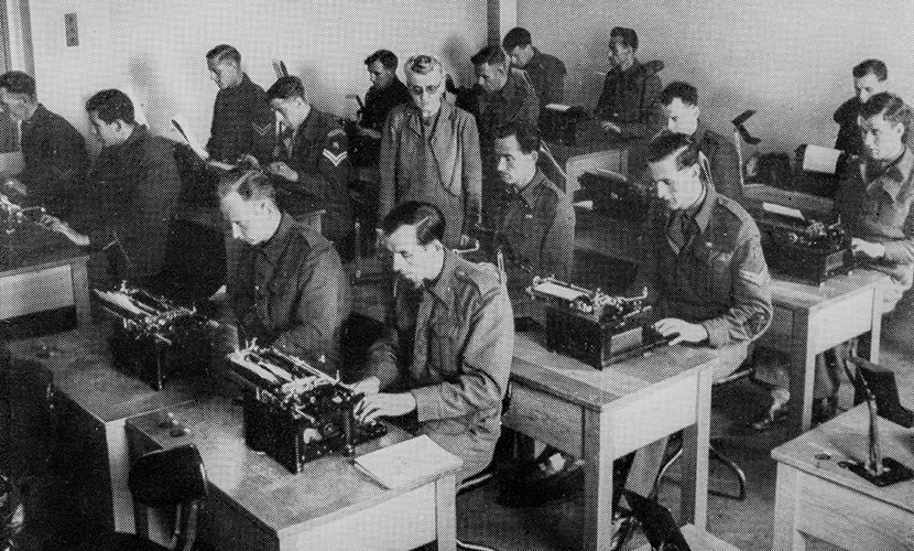 Army clerical course, 1945 army clerical course 1945