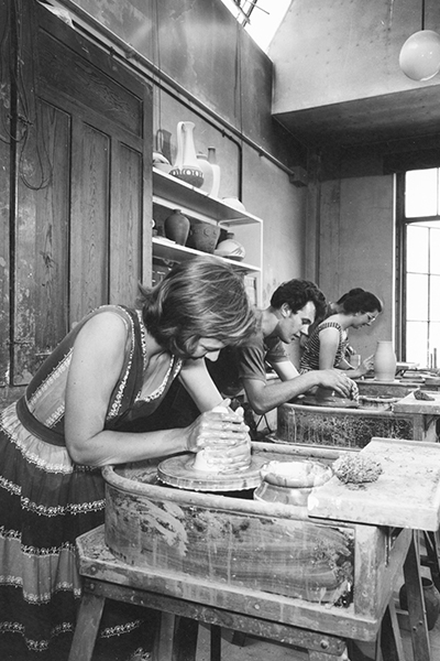 pottery wheel walthamstow school of art 1960
