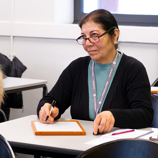 ESOL student in a classroom